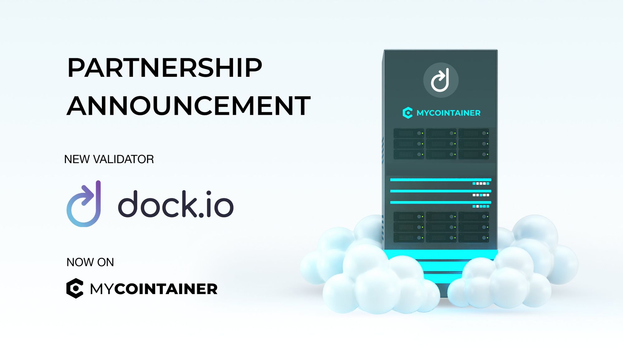 Partnership Announcement - MyCointainer x Dock