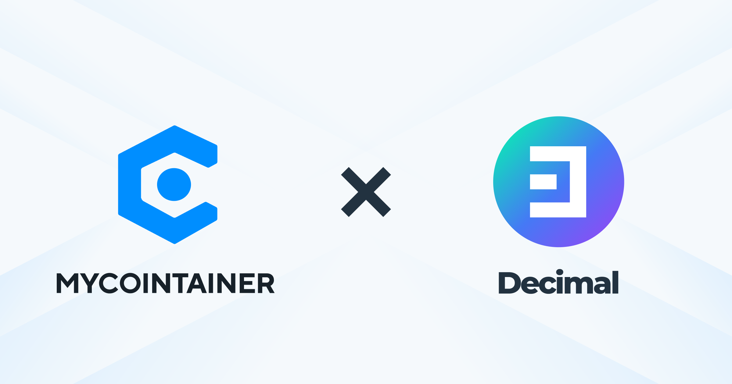 MyCointainer joins forces with Decimal