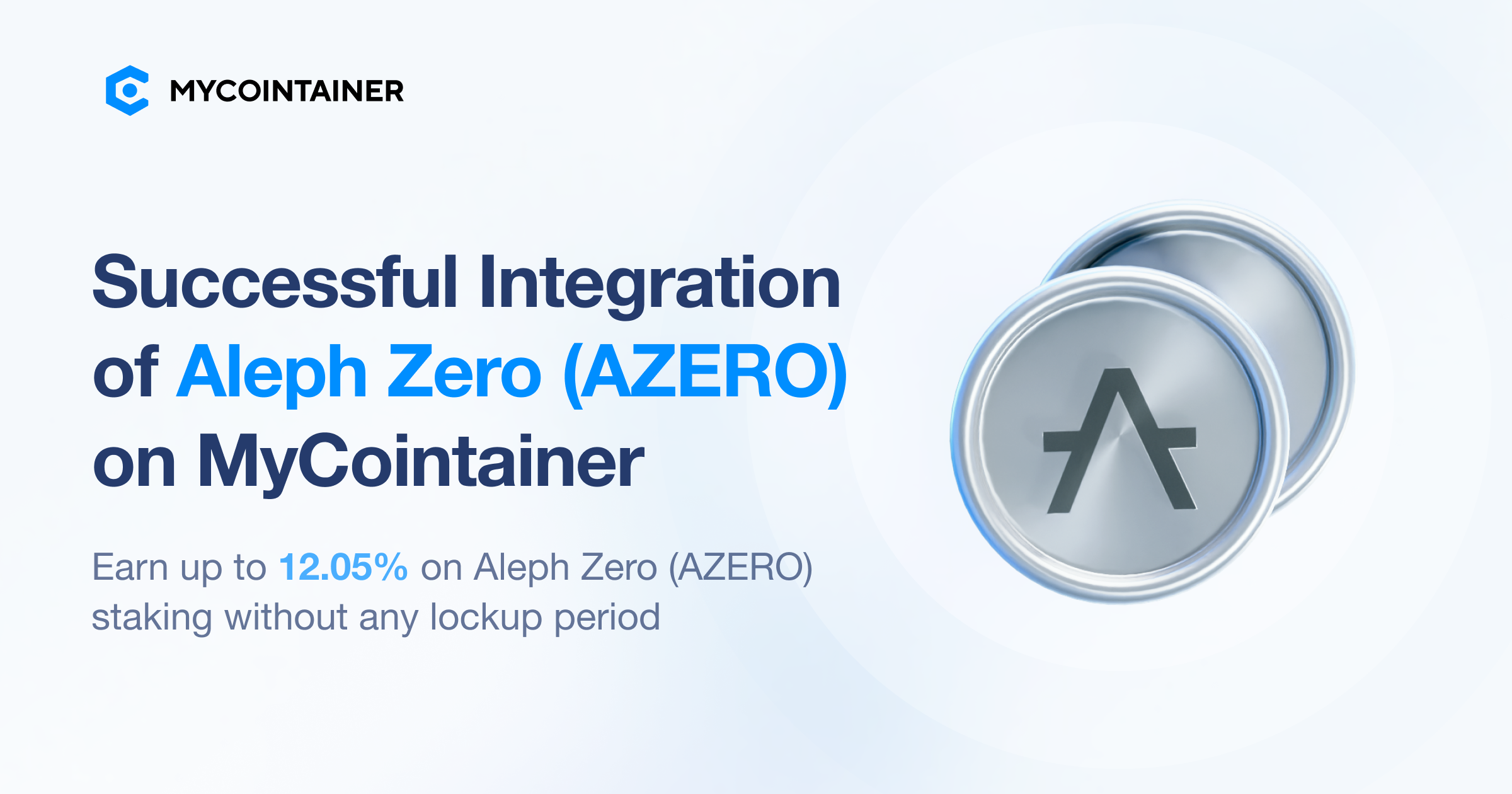 Successful Integration of Aleph Zero on MyCointainer