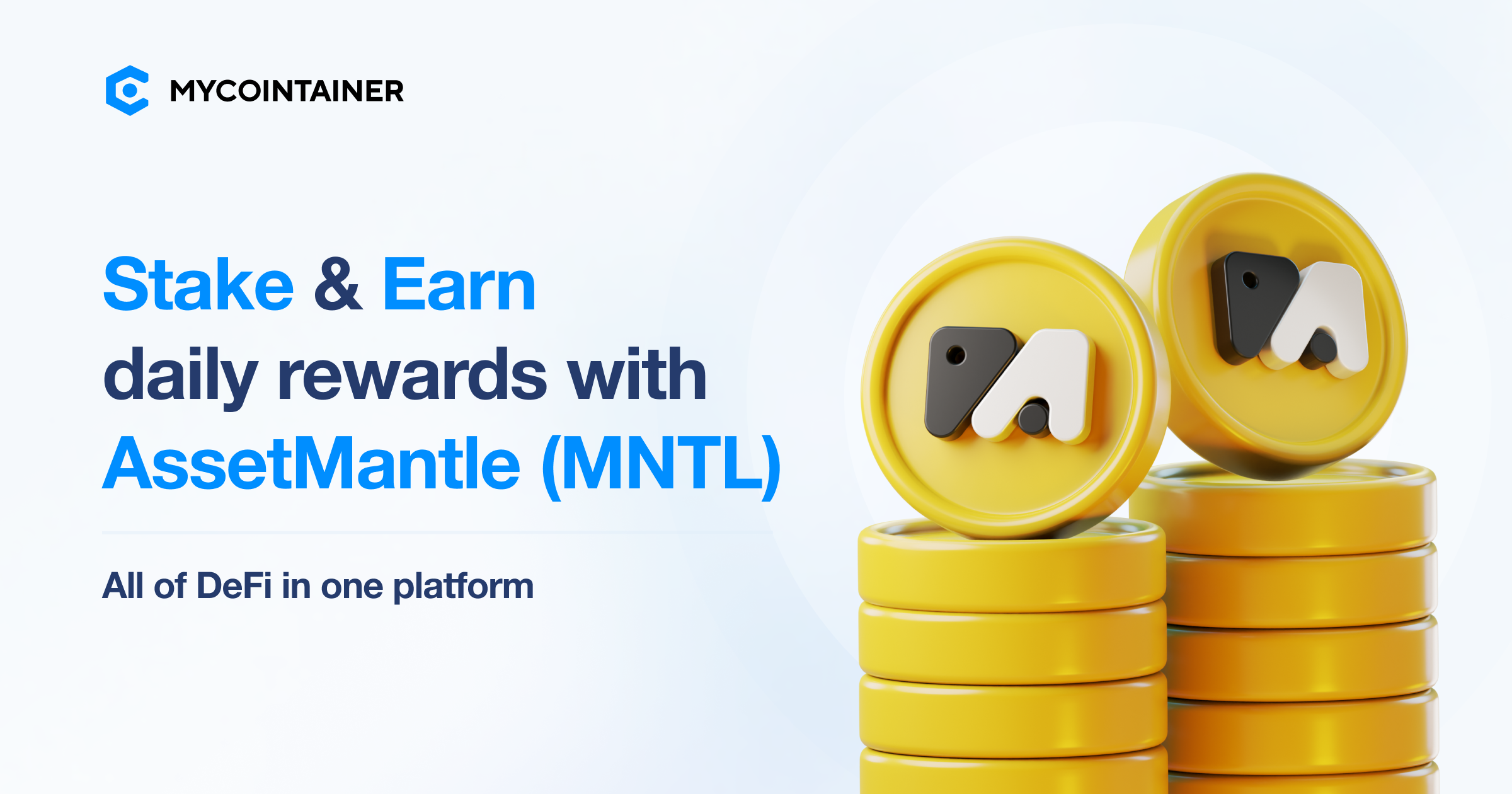 MyCointainer Partnership with AssetMantle (MNTL) Begins Staking Opportunities