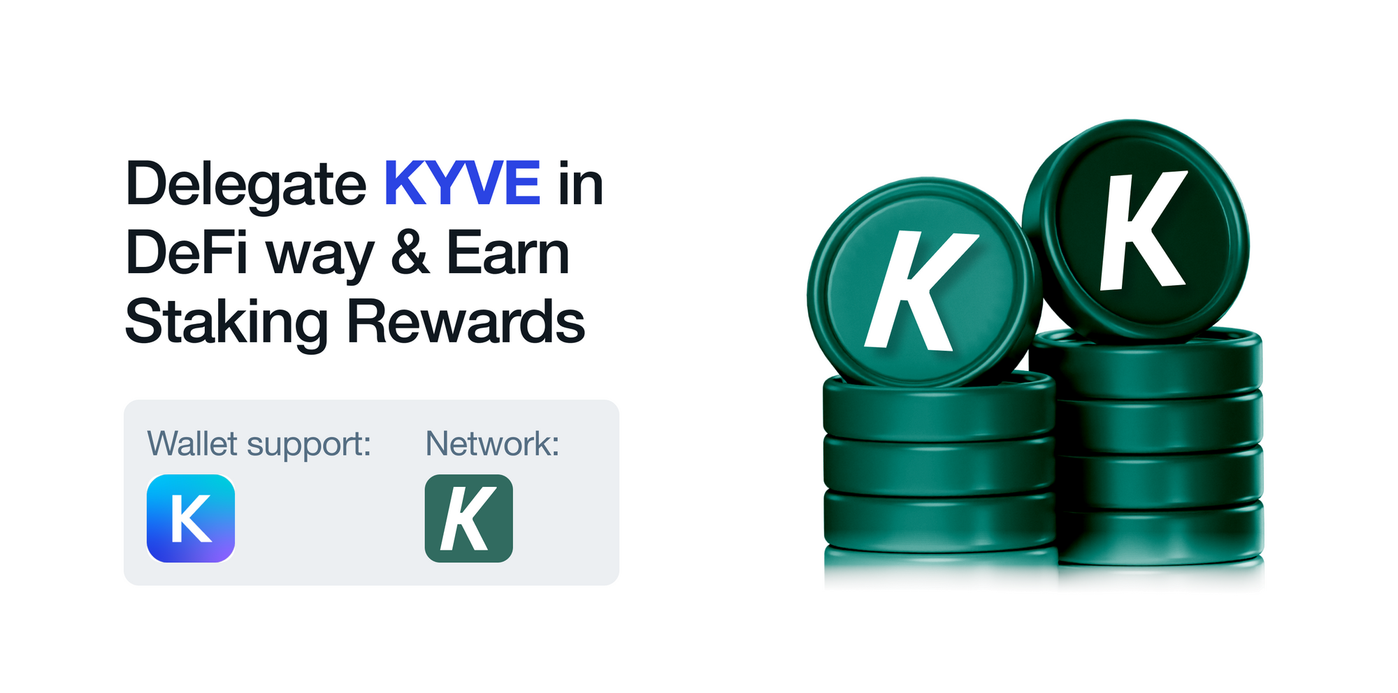 KYVE Network (KYVE) & Cold Staking Delegations