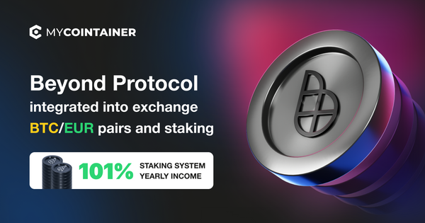 MyCointainer joins forces with Beyond Protocol