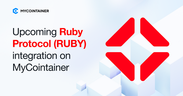Strategic Partnership: MyCointainer x Ruby Protocol