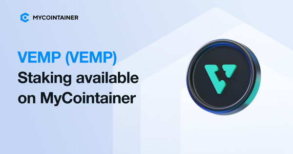 VEMP Staking Now Available on MyCointainer Platform